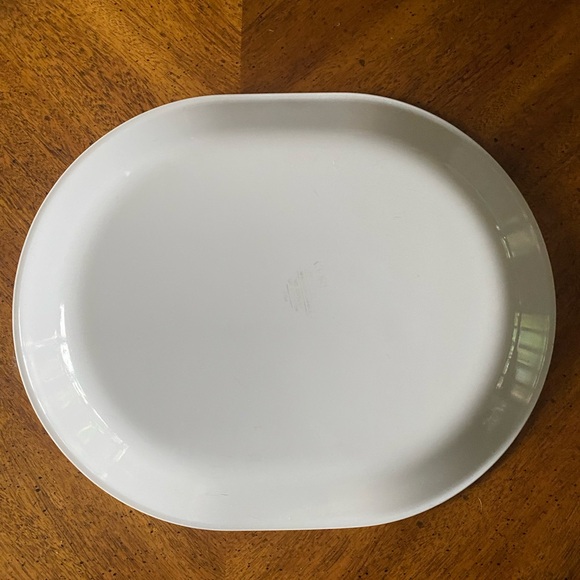 1 Corelle Peach Floral Serving Platter 12”x 10” - Picture 6 of 11